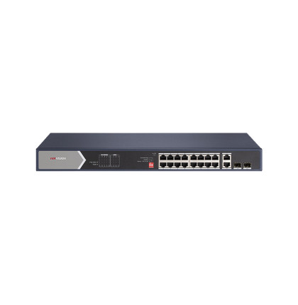 DS-3E0520HP-E 16x POE | 18 x 1Gb | 2x 1 Gb SFP | výkon 225 W | Hi-POE port | bez…