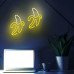 Dekorativní LED neon Banán žlutý