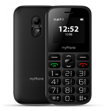 Telefon myPhone Halo A Senior černý