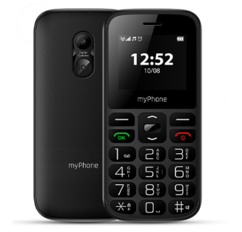 Telefon myPhone Halo A Senior černý Telefon myPhone Halo A Senior černý