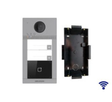 DS-KV8213-WME1(B)/Flush Dveřní stanice s kamerou a 2x tlačítkem, WIFI, zápustná montáž, antivandal…
