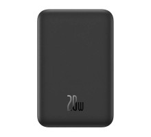Bezdrátová powerbanka Baseus Magnetic Mini 5000mAh, 20W černá