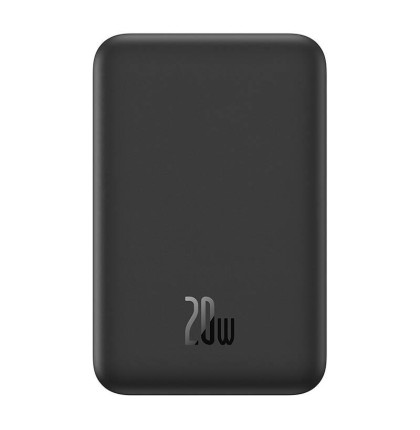 Bezdrátová powerbanka Baseus Magnetic Mini 5000mAh, 20W černá