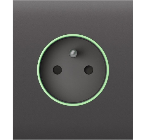 CenterCover (type E), přední panel pro Outlet, grey