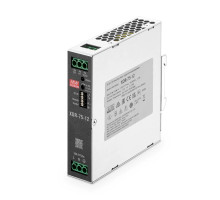 MEAN WELL XDR-75-12 Průmyslový prémiový zdroj na DIN lištu 75W 12V MEAN WELL XDR-75-12 Průmyslový prémiový zdroj na DIN lištu 75W 12V
