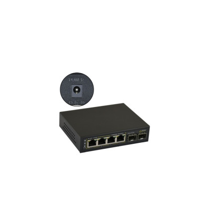 SFG64WP 6 portový switch – 4x PoE 30W 1Gbps + 2x uplink SFP 1Gbps, PoE celkem max.… SFG64WP 6 portový switch – 4x PoE 30W 1Gbps + 2x uplink SFP 1Gbps, PoE celkem max.…