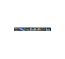 BCS-B-SP1602G-2SFP-M 16portový PoE switch – 16× RJ-45 100Mbps + 2× uplink RJ-45 1Gbps + 2× SFP…