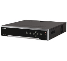 DS-7716NI-K4/16P 16-k | 16x POE | do 8 Mpx | 160 Mb/s | H.265+ | 4x HDD | HDMI, VGA | I/O