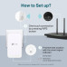 WiFi extender TP-Link RE300 AP/Extender/Repeater AC1200 300Mbps 2,4GHz a 867Mbps 5GHz, OneMesh