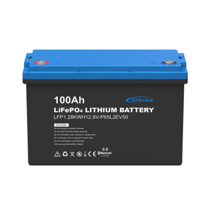 Epever baterie LiFePO4 12,8V 100Ah 1280Wh Bluetooth M8, LFP1.28KWH12.8V-P65L2EV50