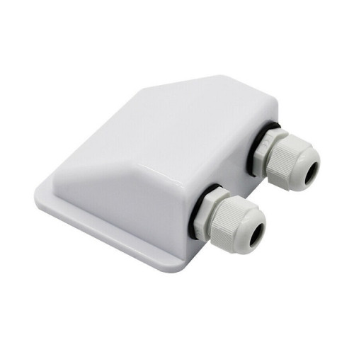 Kabelová střešní průchodka, bílá ČTVERCOVÁ - DOUBLE