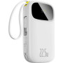 Powerbanka Baseus EnerFill FC31 20000mAh, 22,5W, s kabelem USB-C a Lightning bílá