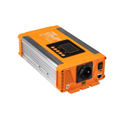Měnič napětí Carspa PX500-24, 24V/230V+USB 500W čistá sinusovka