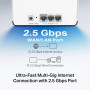 WiFi router TP-Link Mercusys Halo H85X(3-pack) WiFi 6, AX3000, 1x 2,5GLAN, 2x GLAN2,4/5 GHz