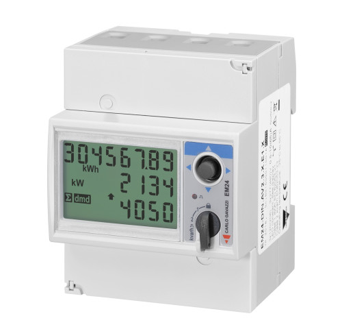 Carlo Gavazzi měřič proudu EM24, 3 fáze - max 65A/fázi, Ethernet