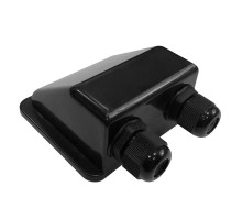 Kabelová střešní průchodka, černá ČTVERCOVÁ - DOUBLE