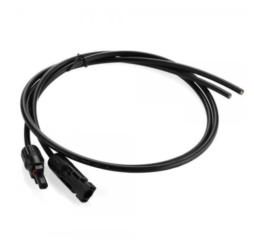 Kabely solární jednostranné, 1x MC4 konektor (1pár), délka 100cm, 4mm2 Kabely solární jednostranné, 1x MC4 konektor (1pár), délka 100cm, 4mm2