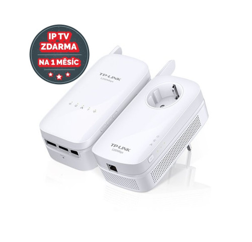 Powerline ethernet TP-Link TL-WPA8630KIT starter ac WiFi kit, adaptér (1200 Mbps) Powerline ethernet TP-Link TL-WPA8630KIT starter ac WiFi kit, adaptér (1200 Mbps)