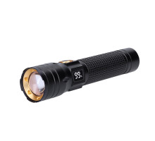 Solight LED nabíjecí svítilna s displayem, 200lm, zoom, Li-Ion Solight LED nabíjecí svítilna s displayem, 200lm, zoom, Li-Ion