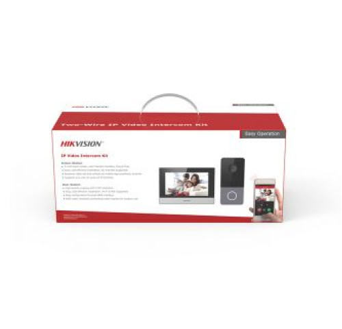 DS-KIS603-P Sada IP videotelefonu. Obsahuje: venkovní jednotku DS-KV6113-WPE1 +…