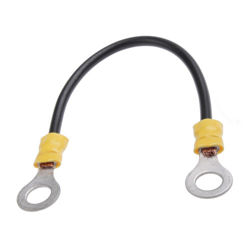 Propojovací DC kabel mezi baterie, d.30cm, 4mm2, 2x očko M8 Propojovací DC kabel mezi baterie, d.30cm, 4mm2, 2x očko M8