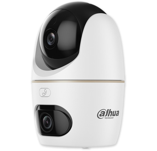 H3D-3F vnitřní přehledová PT Wi-Fi, 3+3Mpix, 30m IR, 30m bílé LED, obousměrné audio