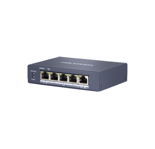 DS-3E0505HP-E 5 portový switch - 1x HiPoE 60W 1Gbps + 3x PoE 30W 1Gbps + 1x uplink RJ-45… DS-3E0505HP-E 5 portový switch - 1x HiPoE 60W 1Gbps + 3x PoE 30W 1Gbps + 1x uplink RJ-45…