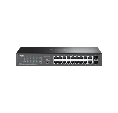 Switch TP-Link ES220GP 16x GLan s PoE+, 2x GLan, 2x SFP, 150W, Omáda SDN