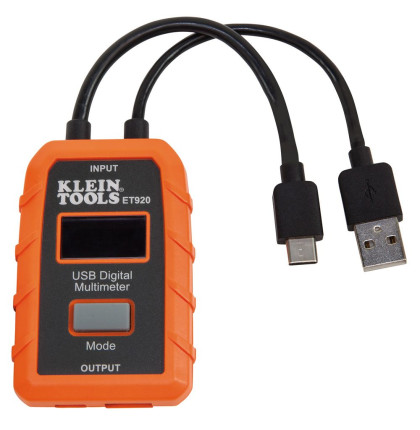 Klein Tools  USB Digitální měřič,  USB- A a USB-C