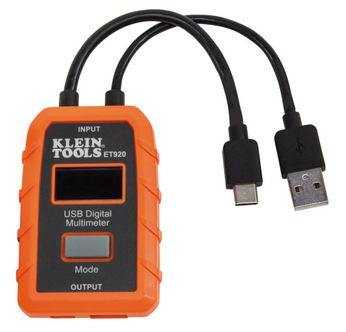 Klein Tools USB Digitální měřič, USB- A a USB-C Klein Tools USB Digitální měřič, USB- A a USB-C