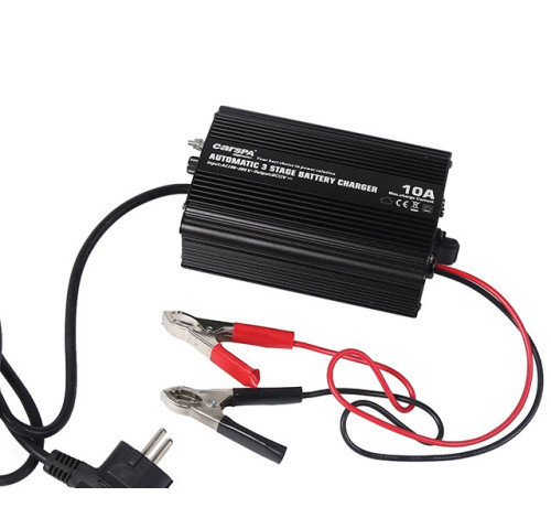 Nabíječka Carspa ENC1210 12V/10A pro olověné baterie Nabíječka Carspa ENC1210 12V/10A pro olověné baterie