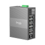 Switch TP-Link IES210GPP průmyslový, 2x SFP combo, 8x GLan s Poe+, 240W, DIN, Omáda SDN