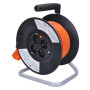 Solight prodlužovací přívod na bubnu, 4 zásuvky, 20m, oranžový kabel, 3x 1,5mm2 Solight prodlužovací přívod na bubnu, 4 zásuvky, 20m, oranžový kabel, 3x 1,5mm2