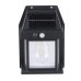 Solight LED solární lucerna nástěnná, teplá bílá, 12x17cm, černá