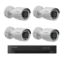 Kamerový set HDTVI č.4 (venkovní kompaktní kamery HDTVI, rozlišení 2 Mpix, objektiv 3,6mm) 