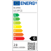 LED stolní lampa ALFI - 20W, 1200Lm, volba teploty světla, černá
