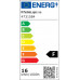 LED stropní svítidlo UFO5 slim čtvercové, 16W, 1320Lm, IP20, 3100K