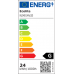 LED stropní svítidlo LENA 24W, 1600Lm s dálkovým ovladačem - světlé dřevo