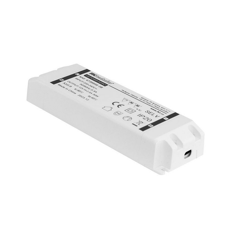Síťový napájecí zdroj 12V / 30W, 2,5A, IP20, kryté svorky - FKtechnics FK technics