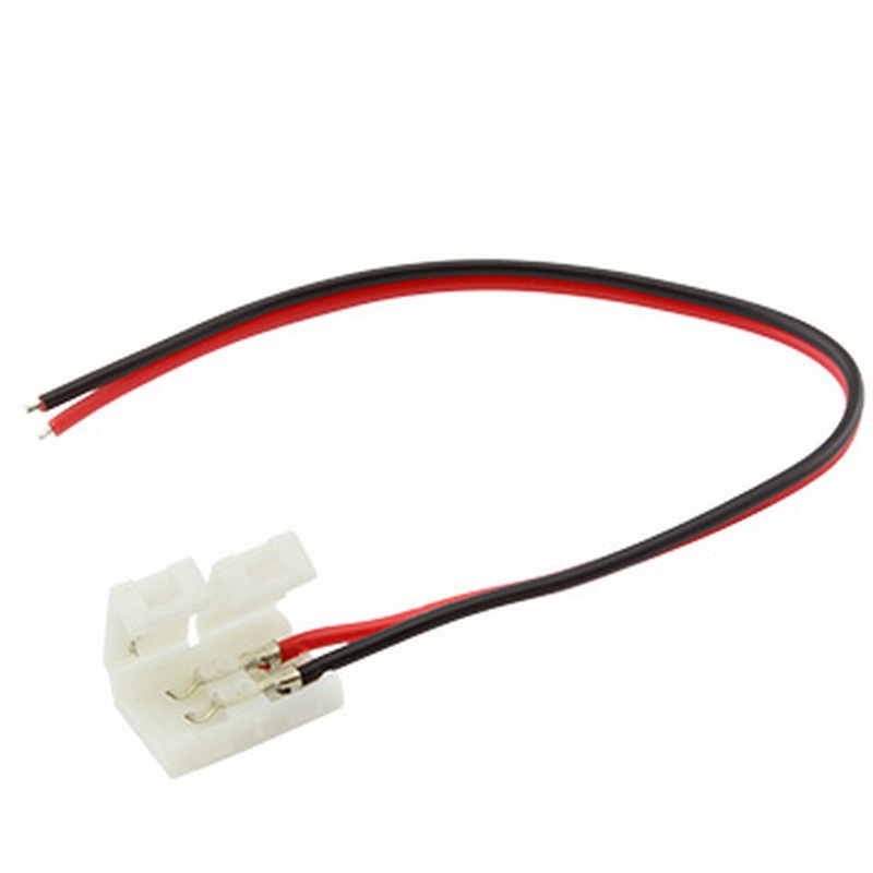 Napájecí kabel pro LED pásek 10mm s konektorem 2p, 15cm