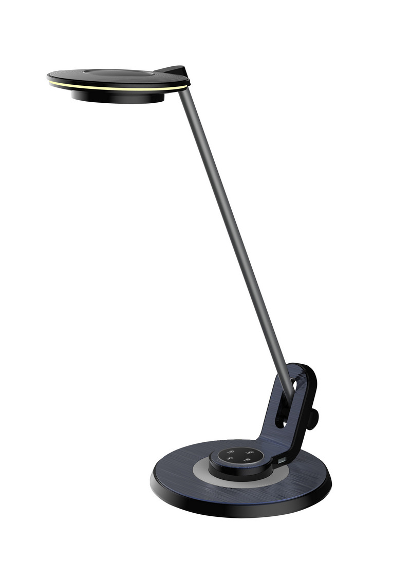 LED stmívatelná stolní lampa LIMA - 8W, 450Lm, USB, volba teploty světla, černá