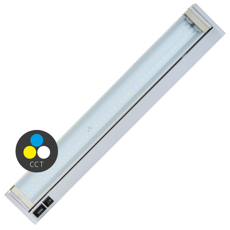 LED výklopné kuchyňské svítidlo GANYS 5,5W, 3000-6500K, 480Lm, stříbrné - Ecolite