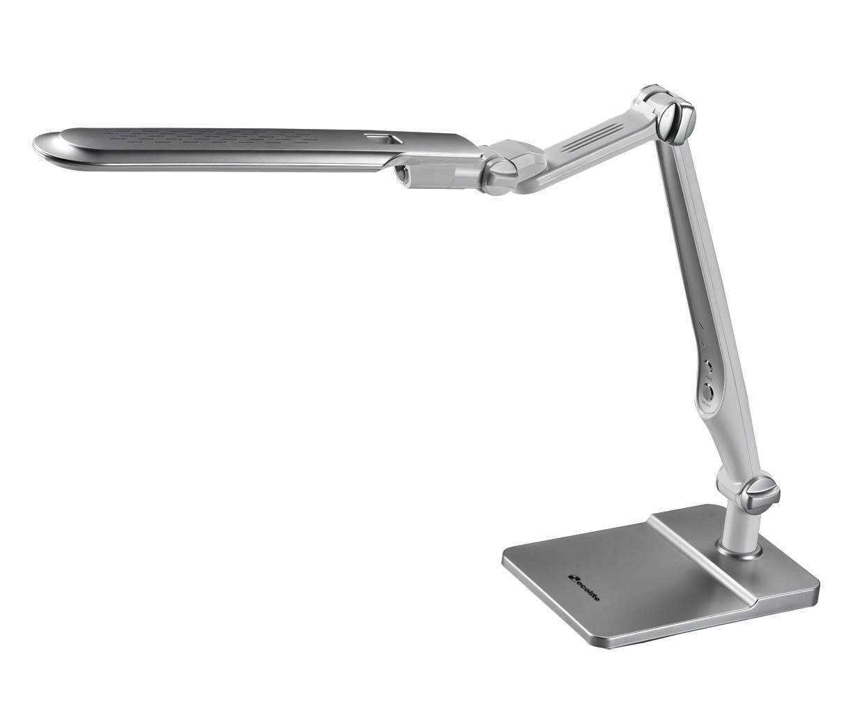 LED stmívatelná stolní lampa MATRIX - 10W, 600Lm, volba teploty světla, stříbrno-bílá