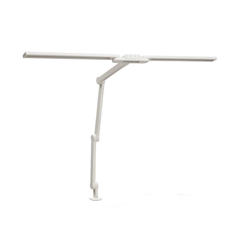 LED stolní pracovní lampa 24W, 3000 - 6500 K, Ra >92, stmívatelná, bílá, šroub FK technics