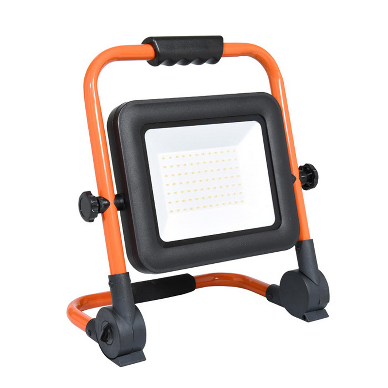 LED reflektor 70W, 8900Lm na lithiovou baterii, stojanem a madlem ECOLITE