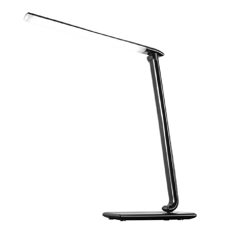 LED stmívatelná stolní lampa 12W, 700Lm, 2700 - 6000K, USB, černá