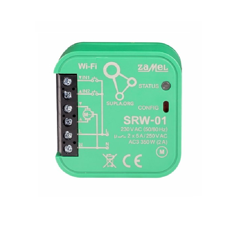 Zamel SRW-01 - Wi-Fi modul pro ovládání rolet a žaluzií, SUPLA
