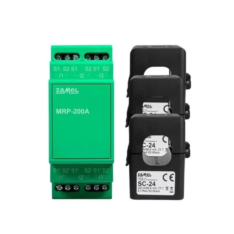 MRP-200A - Rozšiřující modul pro SUPLA MEW-01, 3x SC-24, měření do 200 A