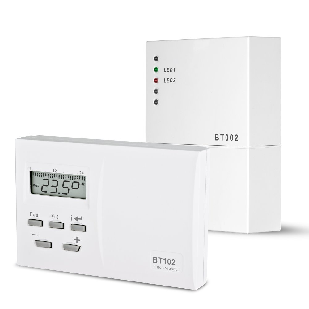 BT102 - Set bezdrátového termostatu s přijímačem - Elektrobock