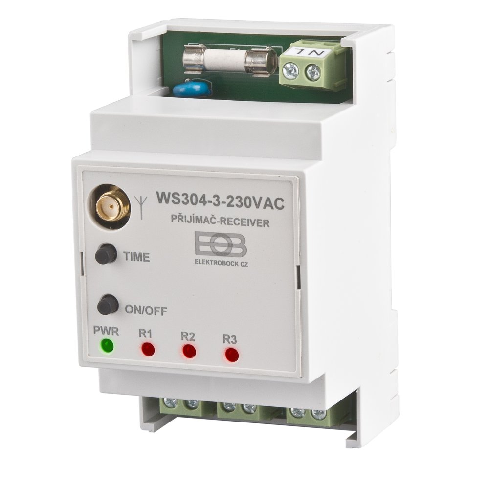 WS304-3 230VAC - Tří-kanálový přijímač